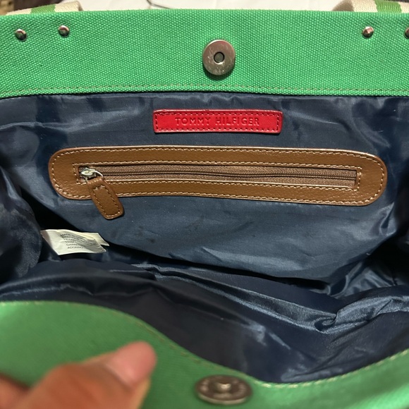 Plaid Tommy Hilfiger bag multi color - Picture 3 of 4